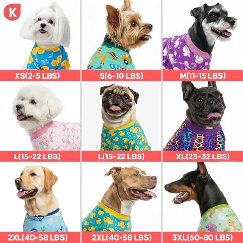 KYEESE Velvet Dog Pajamas for Small Dogs Soft Onesie Shirt, Rubber Duck
