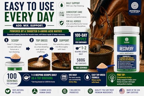 Pivotal Feeds Equine Total Recovery Supplement, 100 Servings