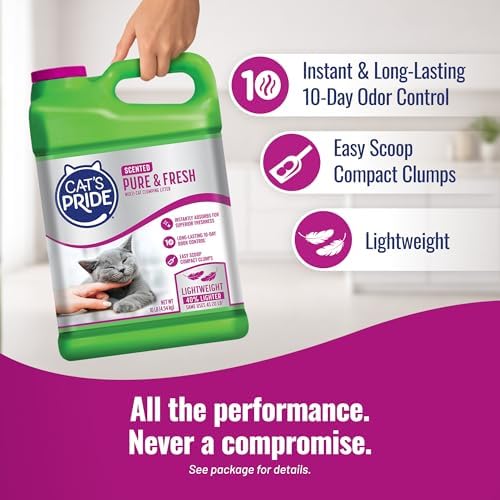 Cat's Pride Pure & Fresh Scented Clumping Litter 10lb