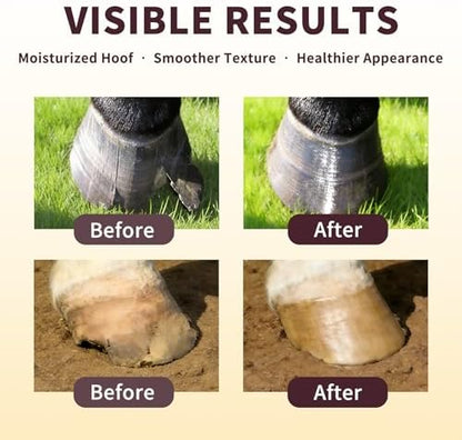 Hoof Oil Spray for Horse – Deep Hydration & Frog Care | Jojoba, Coconut & Tea Tree Formula | Repairs Dry, Cracked, Brittle Hooves & Boosts Natural Shine | 3.38 oz