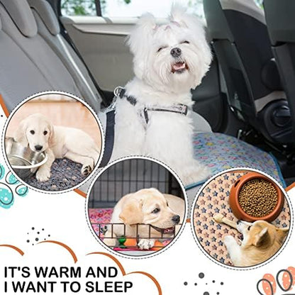 Reginary 4 Pcs Guinea Pig Fleece Cage Liners, Star Pattern, 12 x 12 Inch