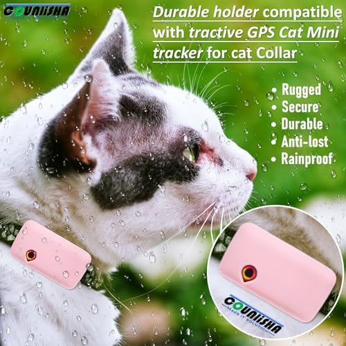 Silicone Holder Compatible for tractive cat mini Tracker for cat Collar