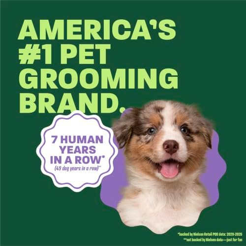 TropiClean Tearless Puppy Shampoo, 3X Long-Lasting Scent, 20oz