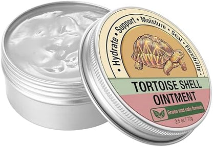 Tortoise Shell Conditioner for Polish Cleaner - Tortoise Shell Balm Wax Restore Shine Repair Care for Sulcata, African Spurred, Russian, Hermann's 2.6 Oz