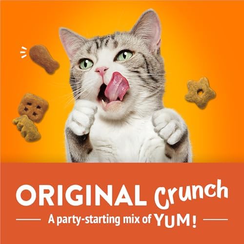 Friskies Purina Party Mix Original Crunch Cat Treats, 20 oz Pouch