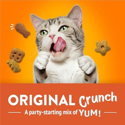 Friskies Purina Party Mix Original Crunch Cat Treats, 20 oz Pouch