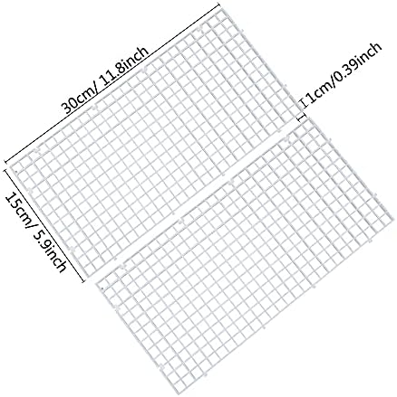 Aquarium Fish Tank Bottom Isolation, Grid Divider Tray Egg 4 Pcs S