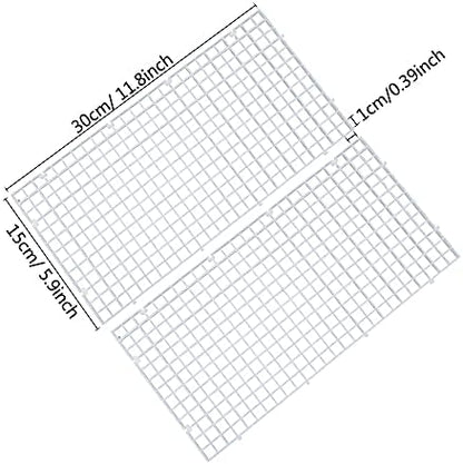 Aquarium Fish Tank Bottom Isolation, Grid Divider Tray Egg 4 Pcs S