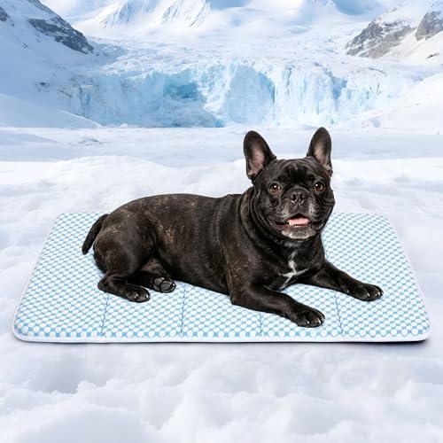 Dog Cooling Mat for Large Dogs, 30"x20" Memory Foam Pet Pad