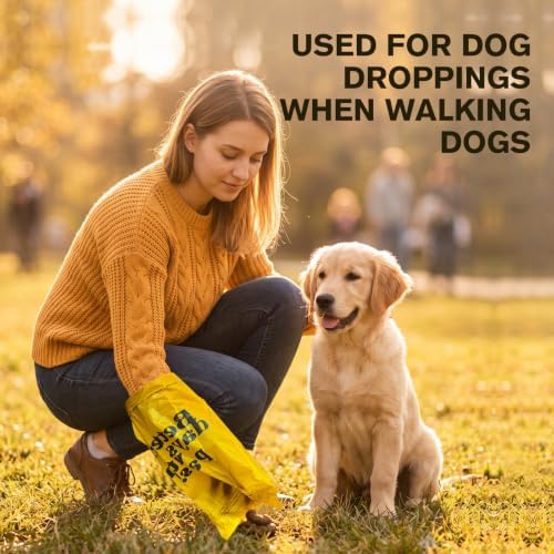 Dog Poop Bags Rolls Guaranteed Leak Proof and Extra thick Poop Bags for Dogs,120 Count 8 Rolls,Lavender Scented,Cornstarch Based Doggie Poop Bag for Puppy and Big Dogs
