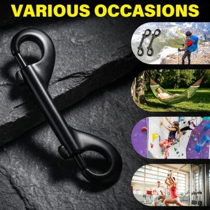 ERKOON 4.7 Inch Double End Trigger Snap Bolt Hooks for Horses (20 Pack)