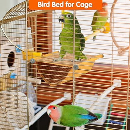 BWOGUE Bird Nest Bed Hanging Hammock, Parakeet Bed for Cage, Cockatiel Bed
