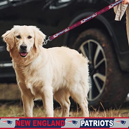 NFL PET Collar New England Patriots Dog Collar, X-Large Football Team Collar for Dogs & Cats. A Shiny & Colorful Cat Collar & Dog Collar Licensed by the NFL