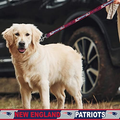 NFL PET Collar New England Patriots Dog Collar, X-Large Football Team Collar for Dogs & Cats. A Shiny & Colorful Cat Collar & Dog Collar Licensed by the NFL
