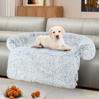 Luxurious Dog Couch Bed Protector for Dogs Pet Couch Cover Dog Sofa Beds(M)