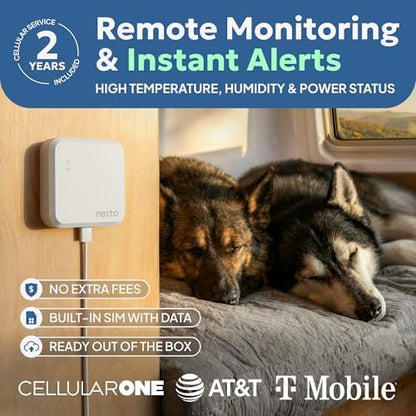 Cellular Temperature Monitor, Power Outage Alarm & Humidity Sensor