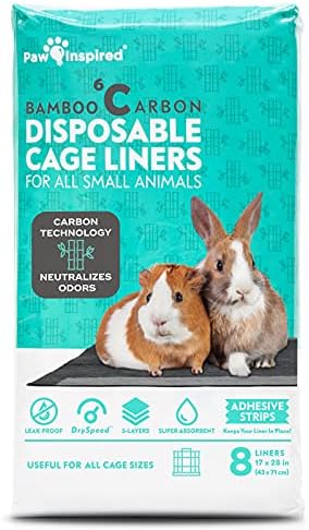 Paw Inspired Disposable Cage Liners, 28x17 Inch (C&C 2x1), 8 Count