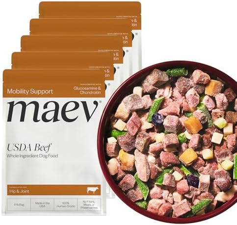 Maev Human-Grade Frozen Fresh Beef Dog Food, Hip & Joint, 25 lb