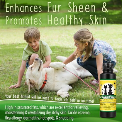 Hemp Oil for Dogs & Cats – Daily Hemp Supplement for Joint Health & Mobility, Supports Relaxation, Skin & Coat Health, Made with Hemp Seed Oil, 12 oz (355 mL)