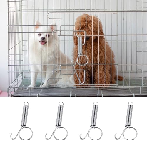 Metal Spring Latch for Pet Cage Door, Fits Rabbit & Guinea Pig