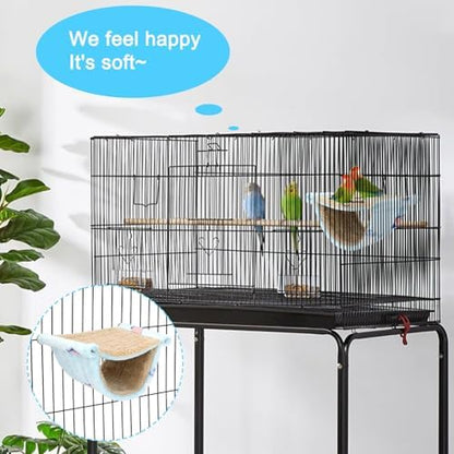 BWOGUE Bird Nest Bed Hanging Hammock, Parakeet Bed for Cage, Cockatiel Bed