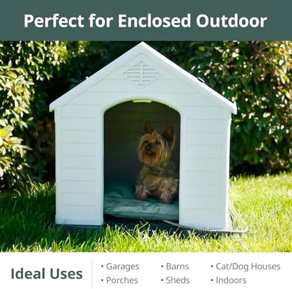 Outdoor Cat Heating Pad, 15.7" x 11.8", 30W, Green