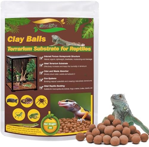 ZeeDix 6 LBS Leca Clay Balls for Reptile & Terrarium Substrate