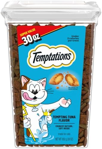 Temptations Classic Tempting Tuna Crunchy and Soft Cat Treats, 30 oz