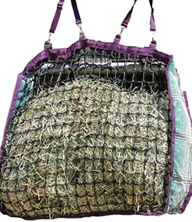 Slow Feed Hay Bag, 4 Flake, Durable Nylon Straps, Imperial Jade