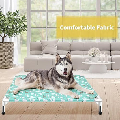 Elevated Dog Bed Pet cot for Large Dogs