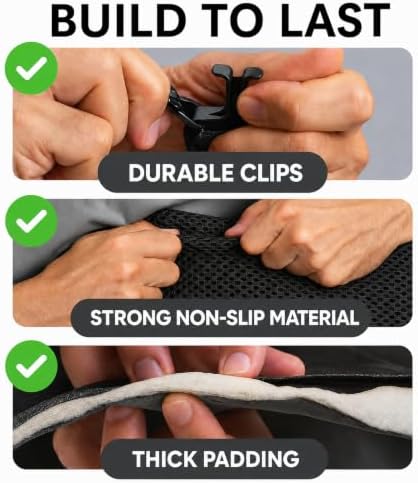 Dog Car Seat Protector, Back Seat Cover for Dogs, SUV & Car Seat Covers 56"