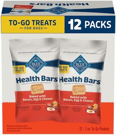 Blue Buffalo Health Bars Bacon Egg & Cheese Mini Dog Biscuits, 12 ct