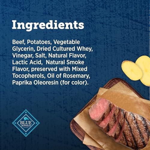 Blue Buffalo True Chews Premium Grillers Steak Dog Treats, 20 oz