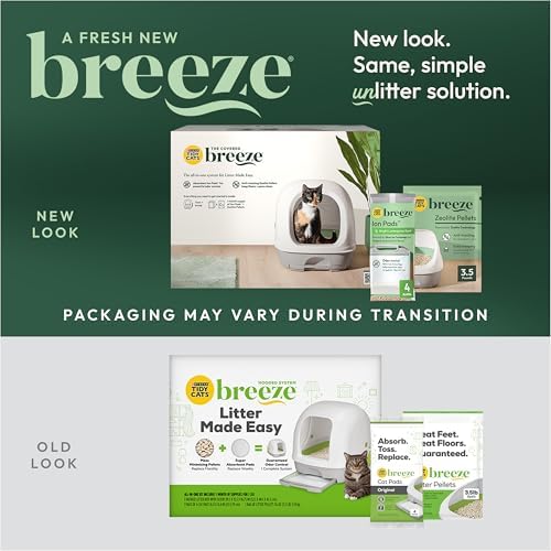 Purina Tidy Cats Breeze Covered Cat Litter Box System Kit