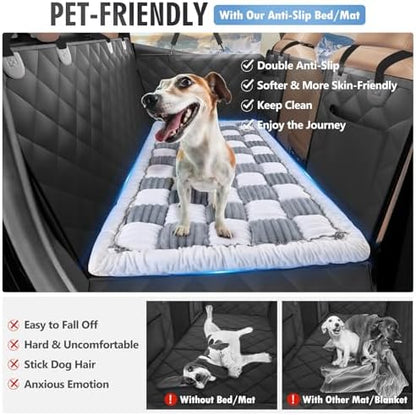 Dog Bed for Car Back Seat, Non-Slip Backseat Pet Mat Standard, 51''X23.5''