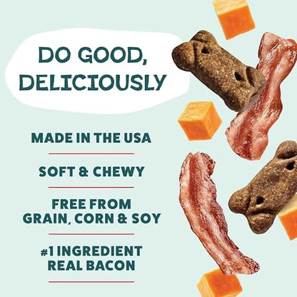 Shameless Pets Bacon Me Crazy Meaty Tenders, Soft Dog Treats, 8oz
