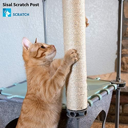 Kitty City Cat Furniture Accessories Cat Scratching Post Replacement and Only Compatible with Kitty City Playsets
