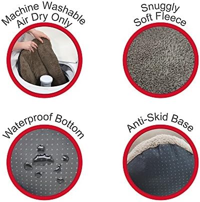 SportPet Designs Waterproof Pet Bed - Fits SportPet Plastic Dog Kennel, 20 inches,Brown