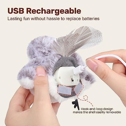 Potaroma Cat Toys 2 Pcs Flapping Sandpiper Pair-Mate