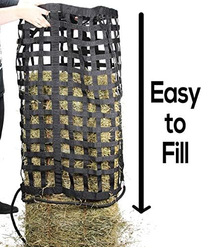 Derby Originals XL Go Around Slow Feeder Horse Hay Bag with Super Tough Bottom and 1 Year Warranty, Purple, 71-7132-PUR
