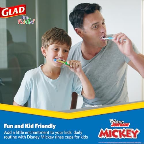 Glad for Kids Disney Mickey and Friends Mini Paper Cups, 3 Oz, 100 Count