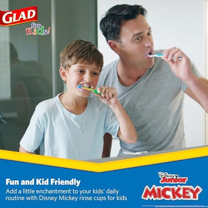 Glad for Kids Disney Mickey and Friends Mini Paper Cups, 3 Oz, 100 Count