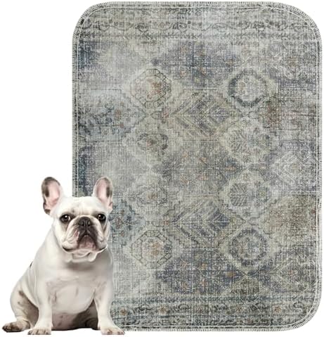 Mihachi Washable Pee Pads for Dogs, 2 Pack Super Absorbent Waterproof and Leak-Proof Reusable Puppy Potty Training Pads, Non-Slip Whelping Pee Pads Pet Mats for Floor,Playpen,Crate,Couch,Sage 24"x36"