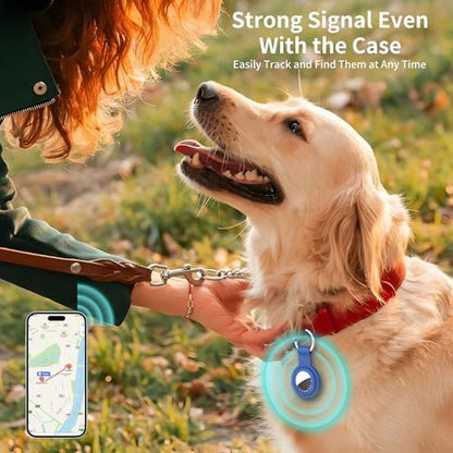 Compatible for AirTag Holder Keychain for Apple Air Tag 1st&2nd Generation