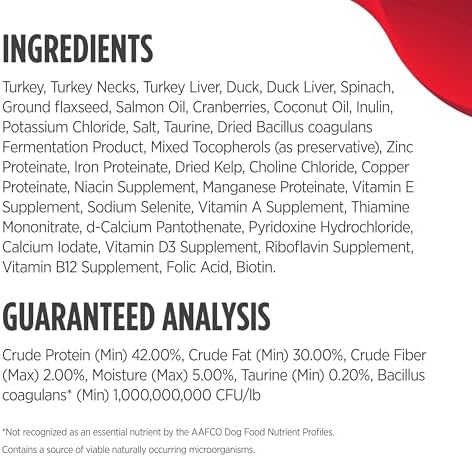 Nulo Freestyle Freeze-Dried Raw, Ultra-Rich Grain-Free Dry Cat Food for All Breeds and Life Stages with BC30 Probiotic for Digestive and Immune Health, Turkey & Duck, 16 Ounce