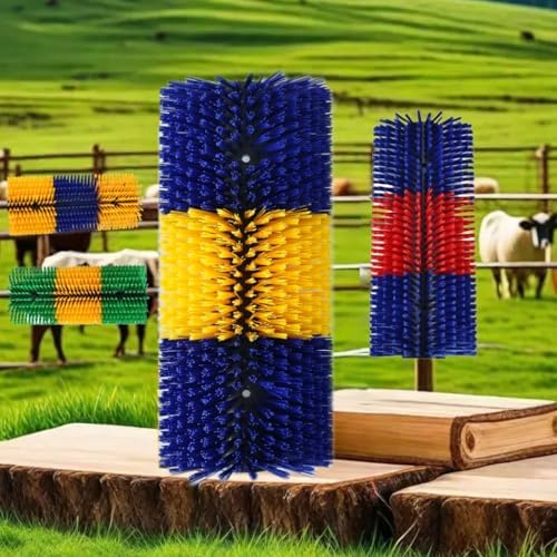 2PCS Livestock Scratching Brush Goat Scratching Post Horse Brush