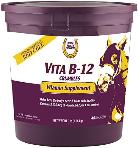 Horse Health Vita B-12 Crumbles Vitamin Horse Supplement, 3 lbs