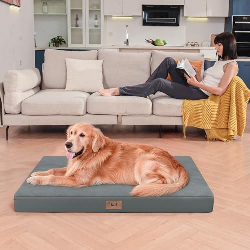 Waterproof Orthopedic Outdoor Dog Bed XL for Extra Large Dogs