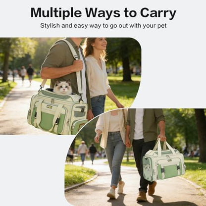 Airline-Approved Soft Travel Pet Carrier for Small Cats and Dogs