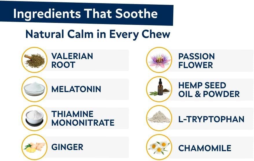 Bundle Hemp Chews + Calming for Dogs - Joint Support+Anxiety Relief
